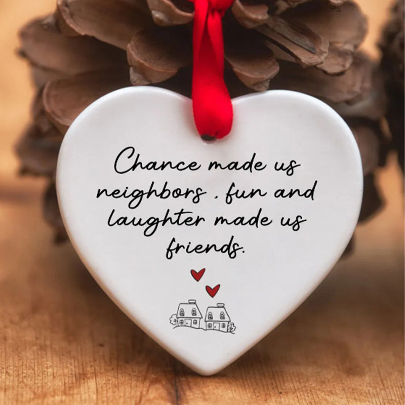 Christmas Heart Hanging Ornament