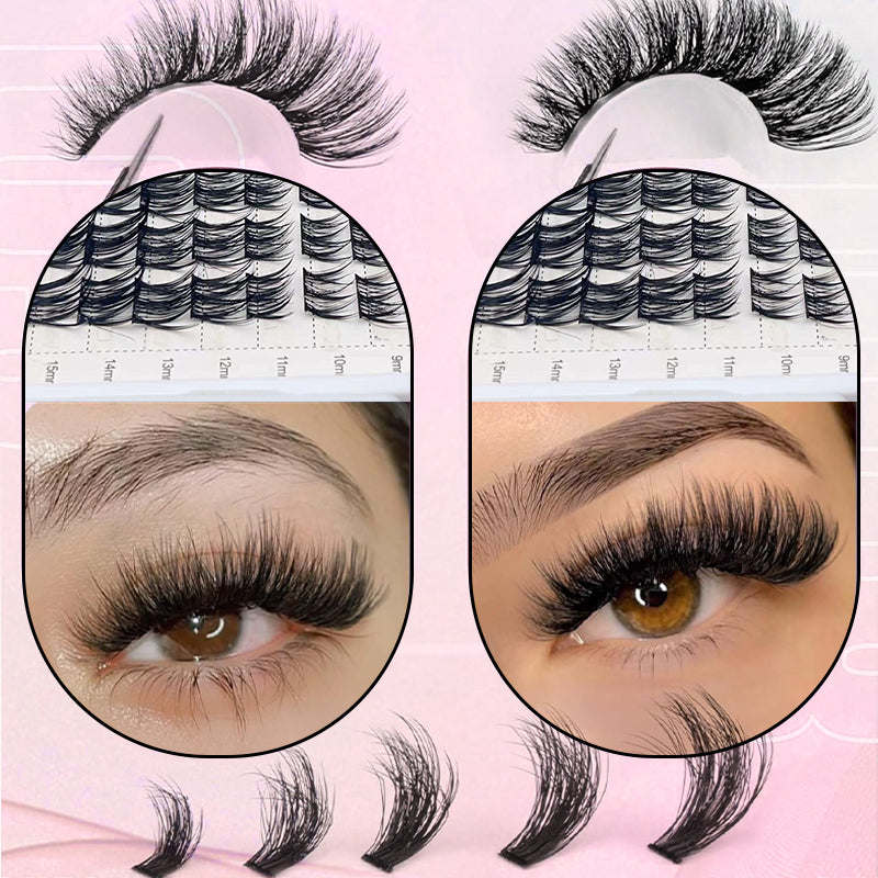 Thick false eyelashes