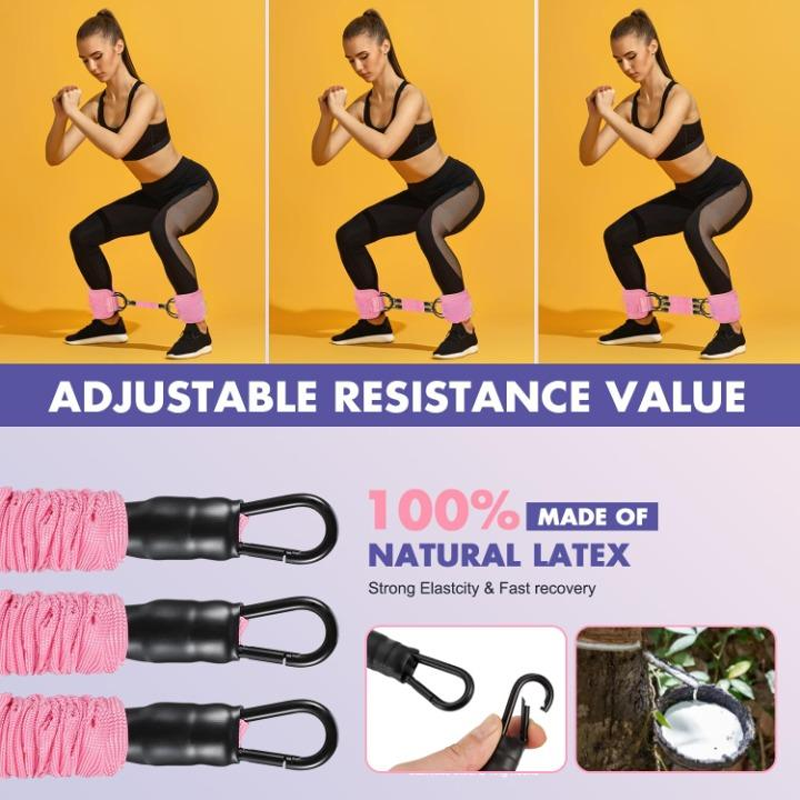 Ankle Resistance Bands with Cuffs