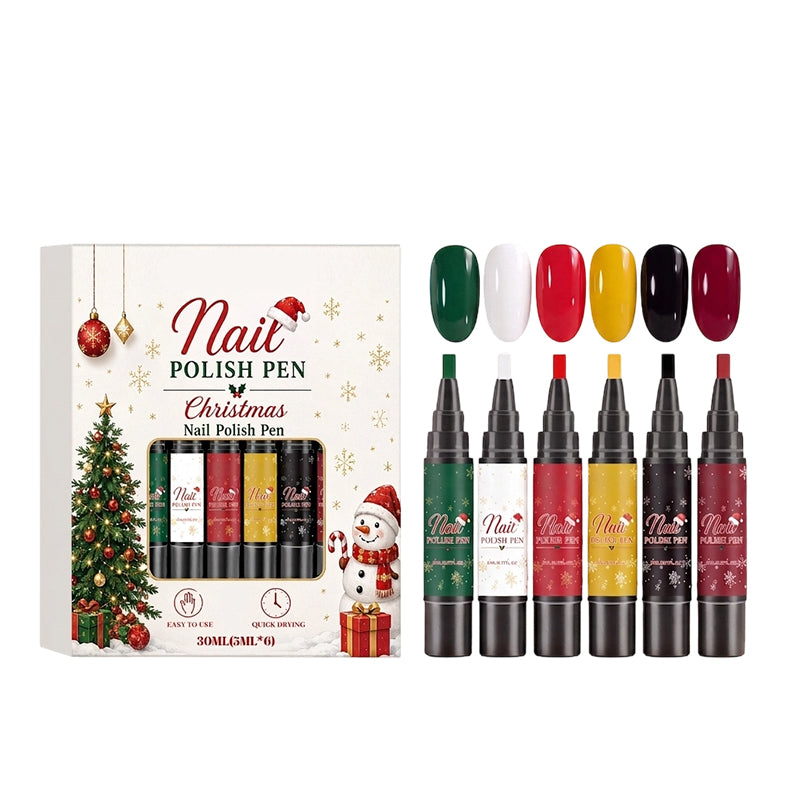 DIY Christmas Gel Nail Polish Pen
