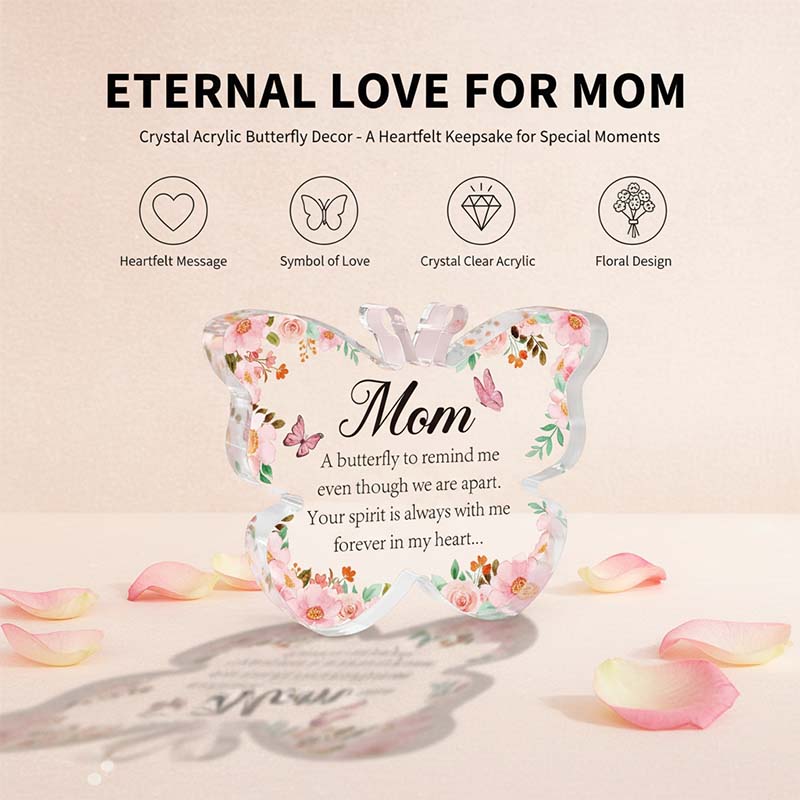 Mother's Day Acrylic Butterfly Desktop Crafts Ornament