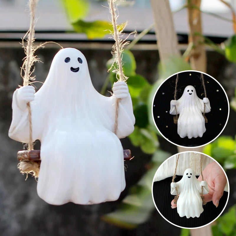 Halloween Cute Swing Ghost