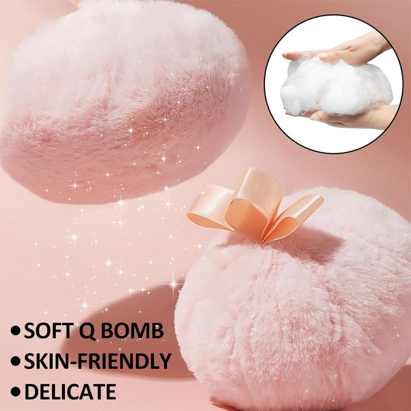 Velour Plush Velvet Powder Puff