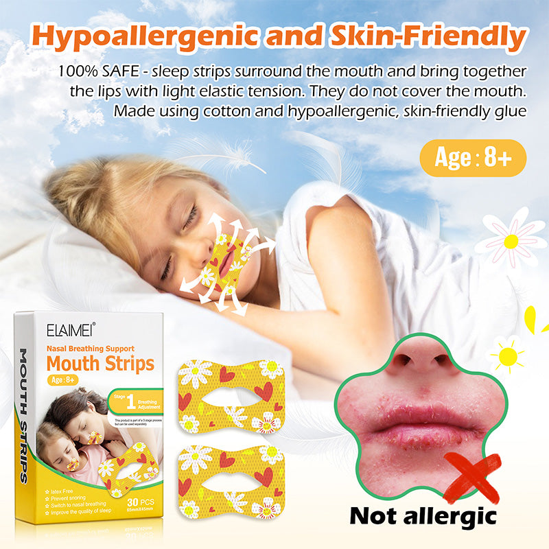 Universal anti-snoring patch for children