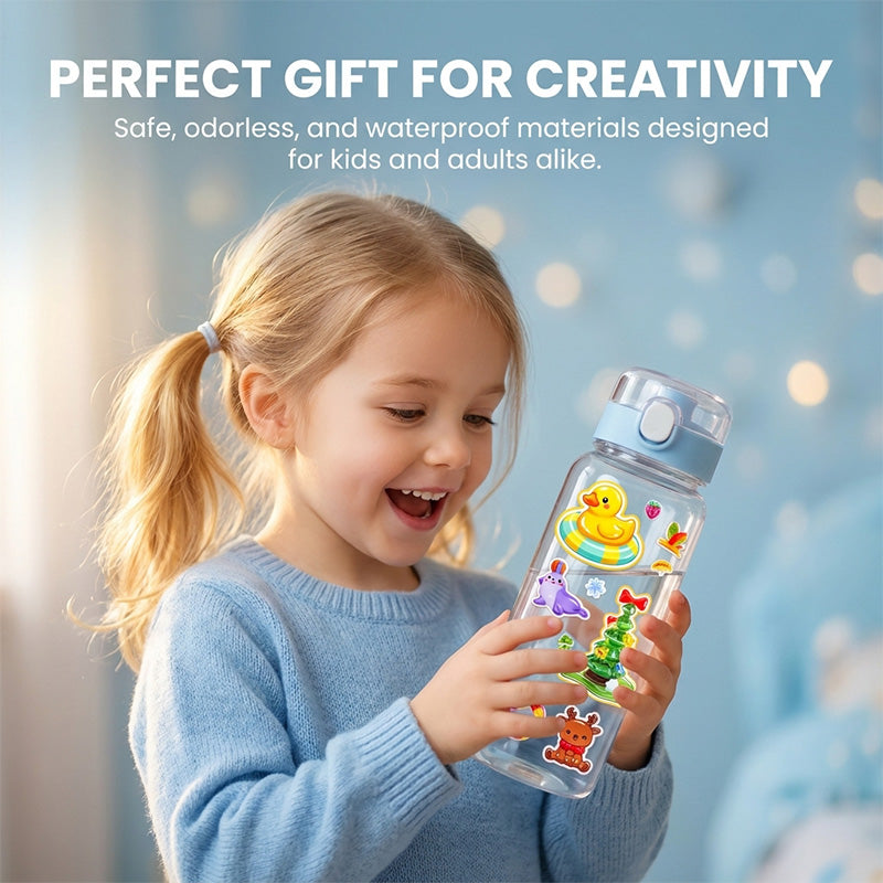 3D Relief Puffy Stickers