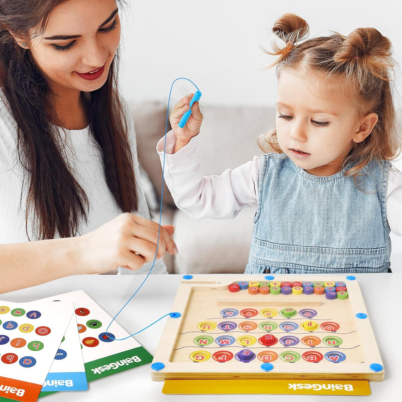 Magnetic Alphabet Maze Toy