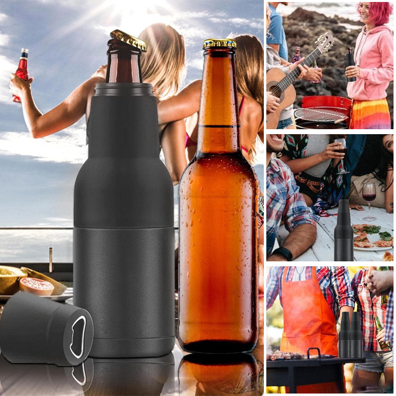 Universal 3 in 1 Can Cooler with Beer Opener