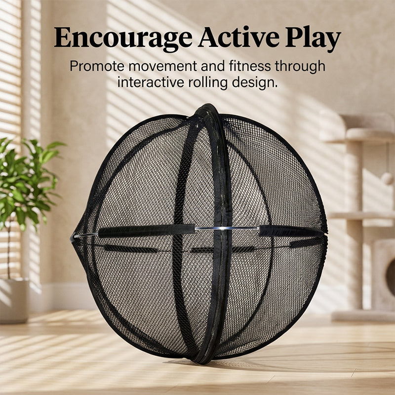 Rolling Outdoor Cat Ball Enclosure