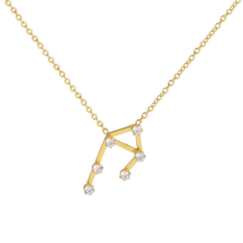 Star Chart Zodiac Necklace