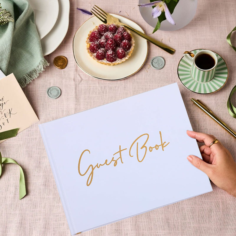 Wedding Guest Book Sign in Book
