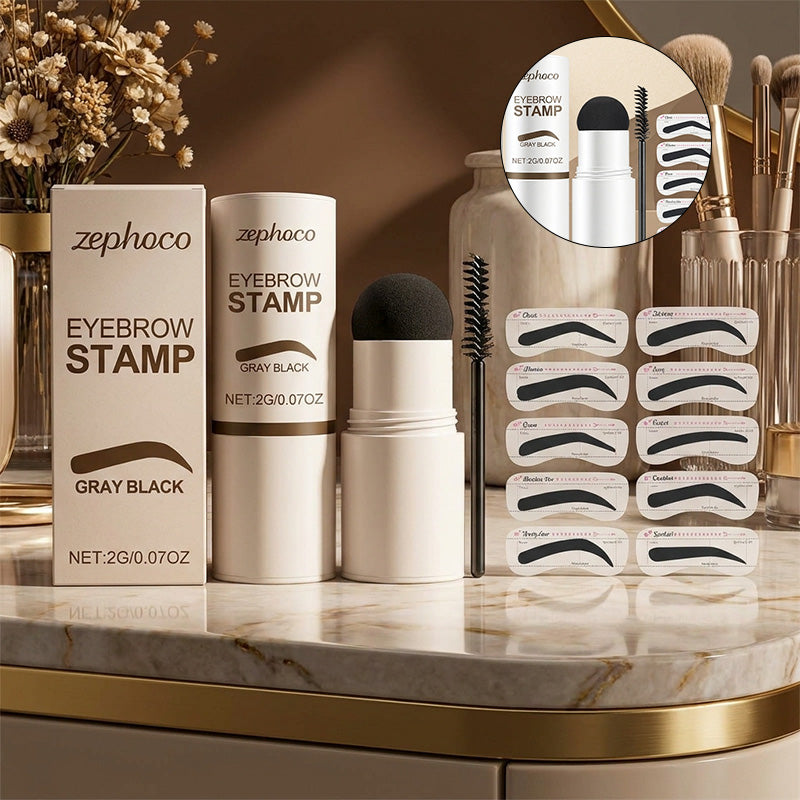 Eyebrow Stamp Stencil Kit