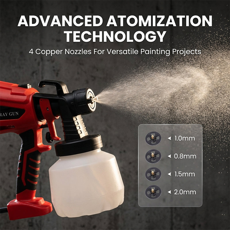 High-Power Electric Paint Sprayer Gun