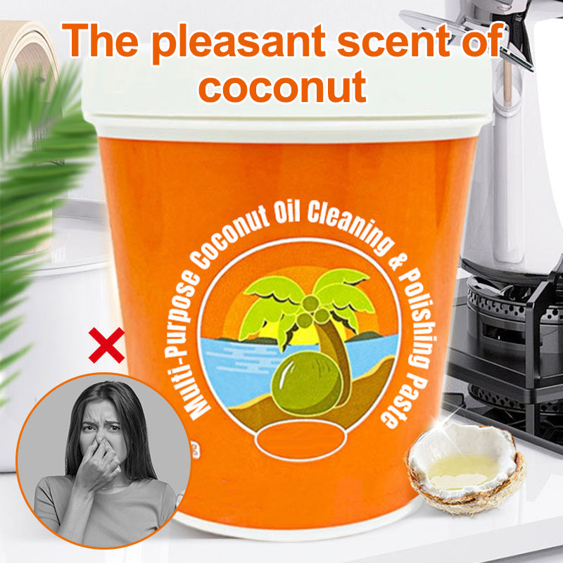 Multi-Purpose Coconut Oil Cleaning & Polishing Paste