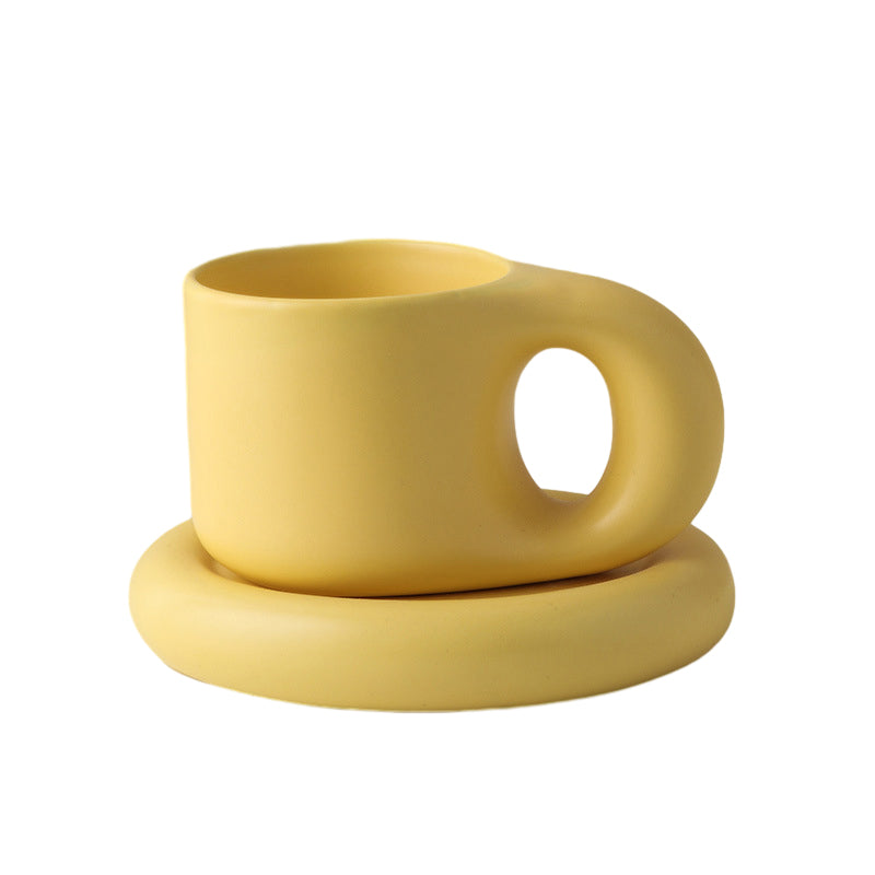 Nordic Minimalist Cute Fat Mug