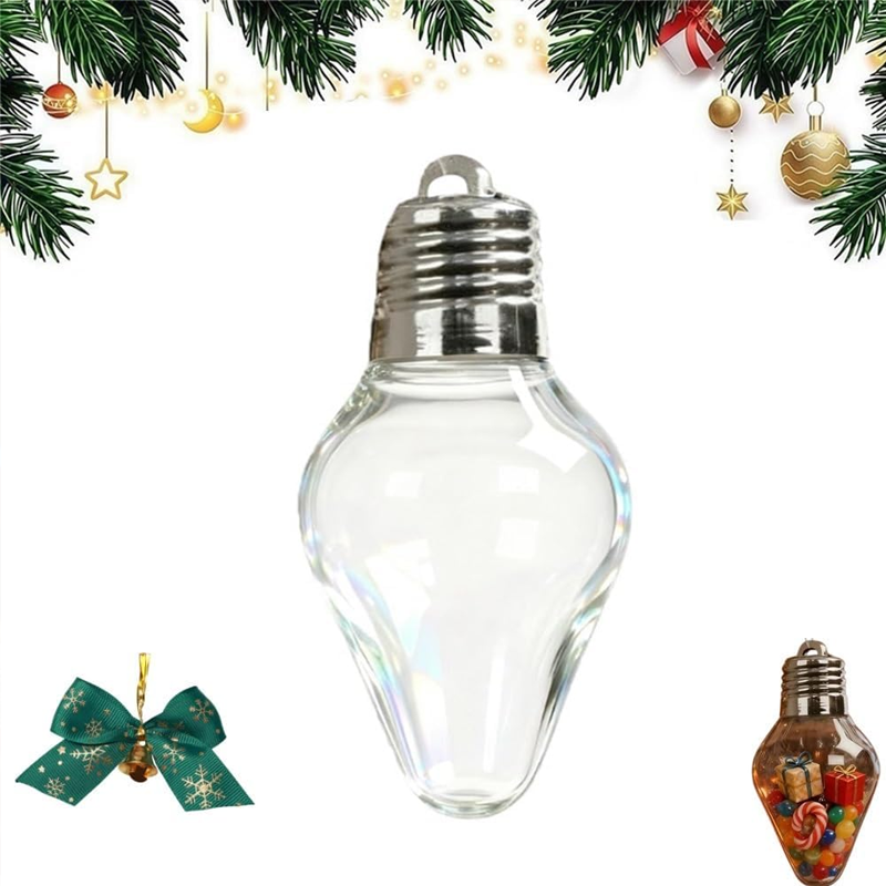 Christmas Bulb Gift Jar