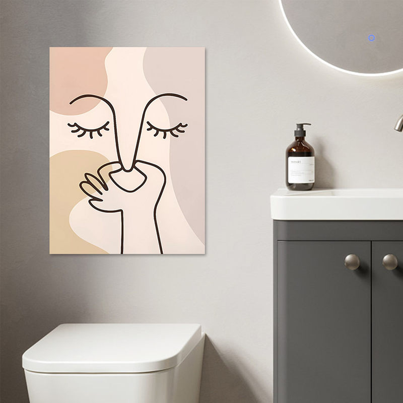 Pinching Nose Wall Sticker