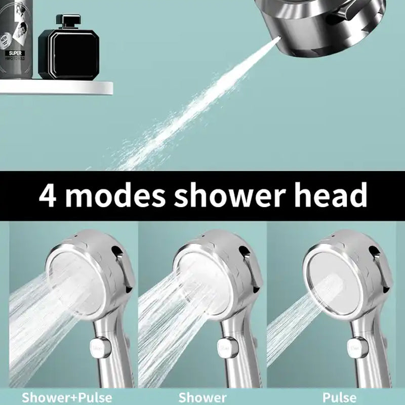 Temperature Display Shower Head Pressurized Shower Head