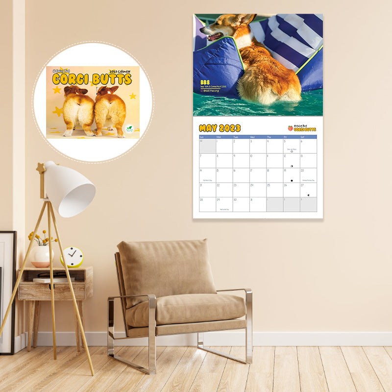 Corgi Butts 2024 Funny Dog Calendar