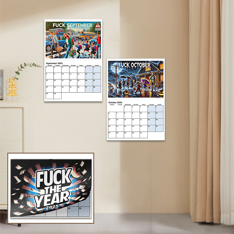 2025 Fuck The Year Adult Calendar