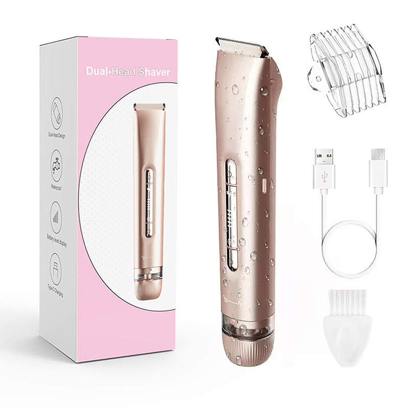 2-in-1 Electric Shaver & Bikini Trimmer for Women