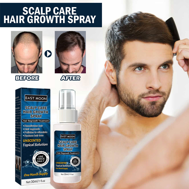 Scalp care hair growth spray