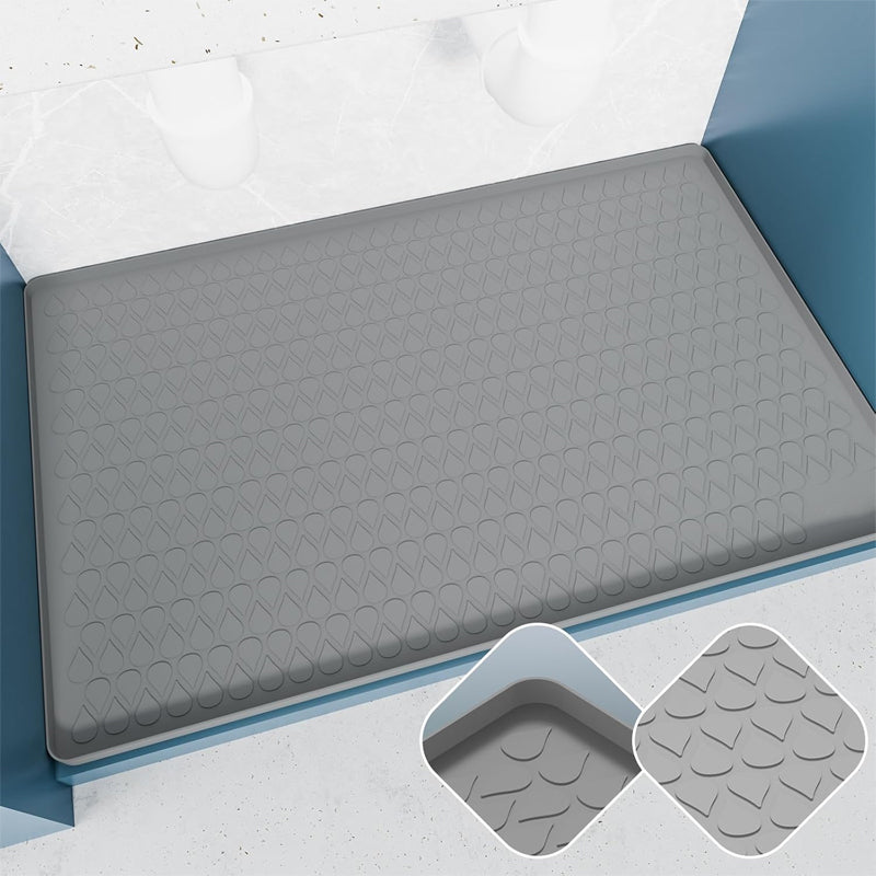 Silicone sink mat