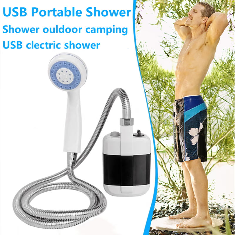 USB Portable Outdoor Camping Shower Set