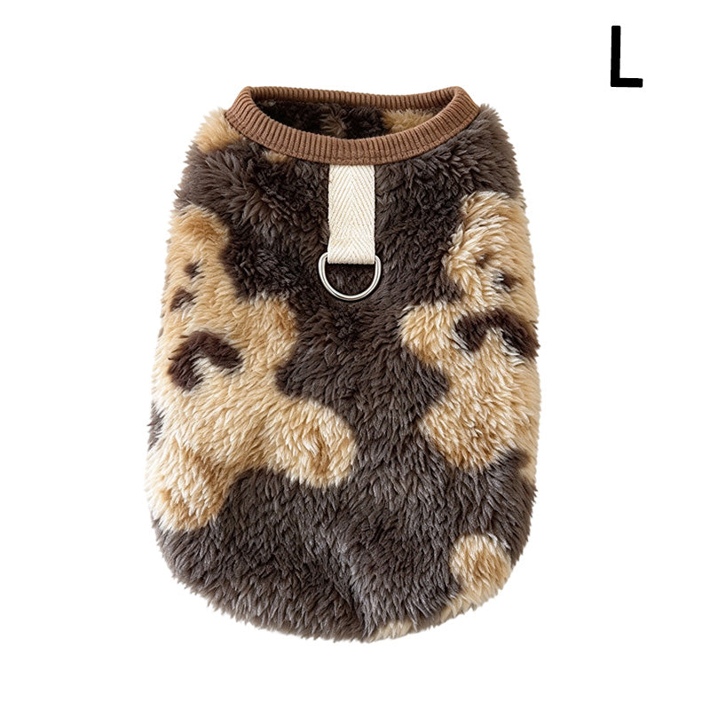 Pet Plush Pull-Tab Vest