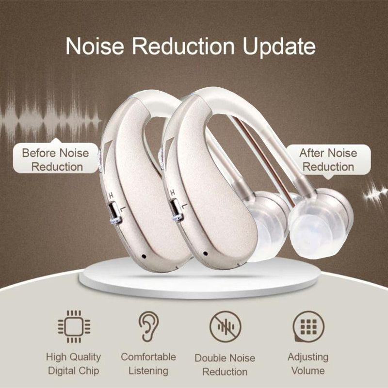 USB Rechargeable Bluetooth Hearing Aid Headphones