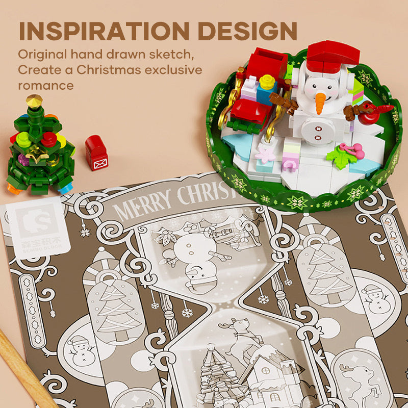 Christmas Hourglass Jigsaw Puzzle