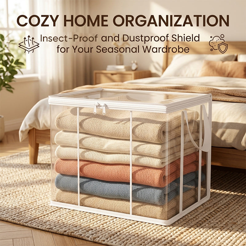 Heavy-Duty Clear PVC Storage Bag