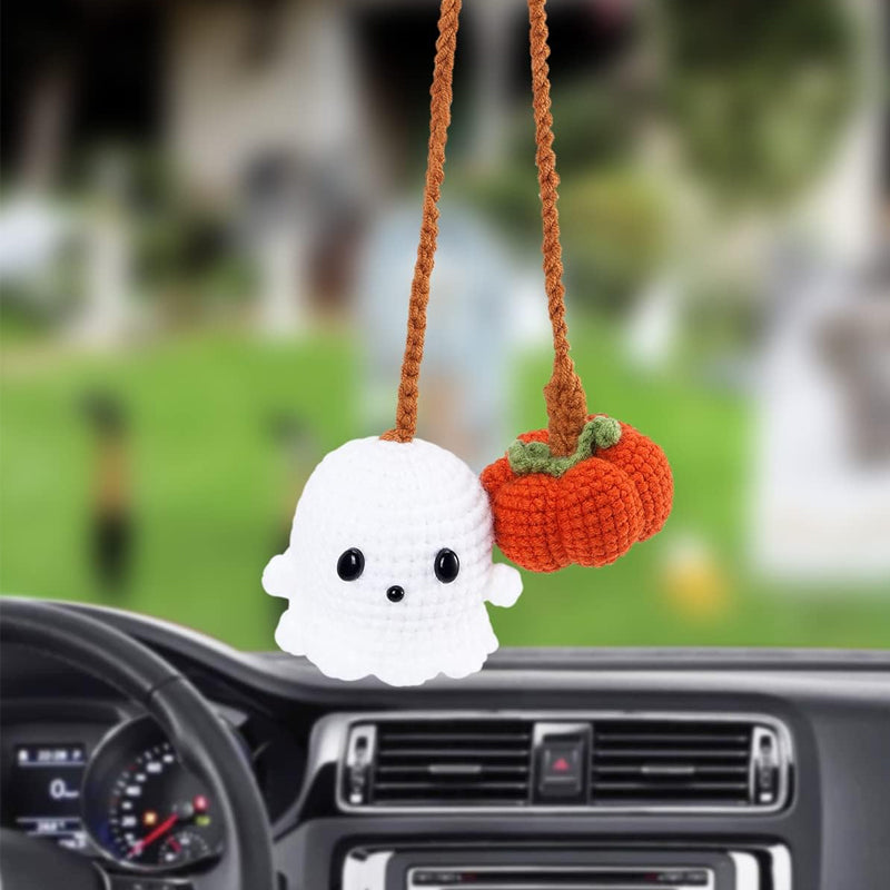 Ghost Knitted Wool Pendant