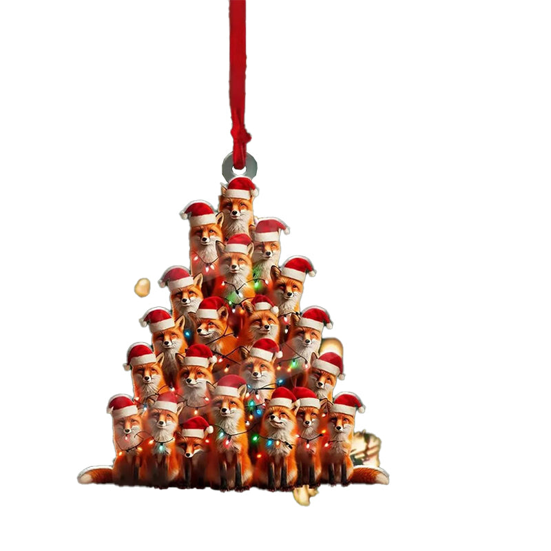 Stacking Animal Christmas Ornaments