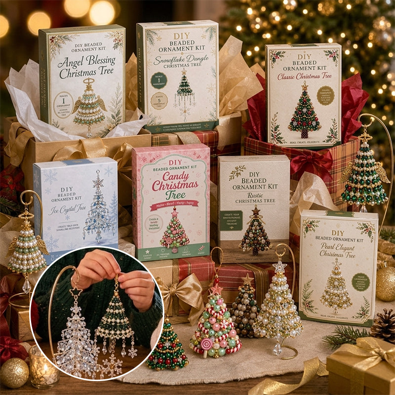 DIY Christmas Tree Beaded Ornament Kit