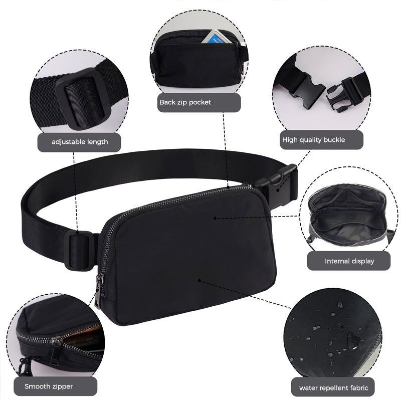 Nylon Waterproof Waist Bag