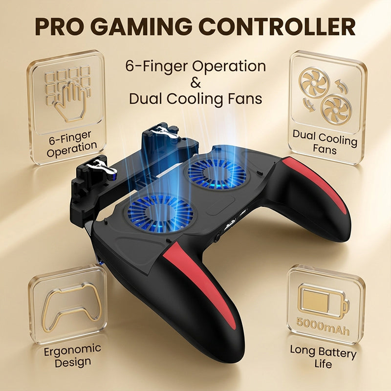 Game handle mobile phone radiator