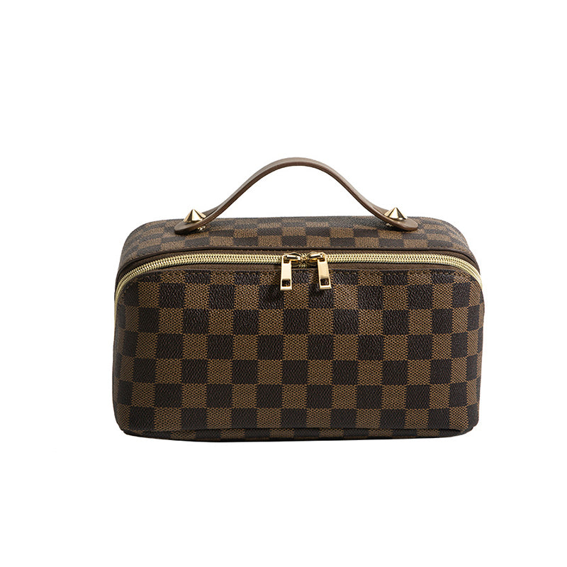 Vintage Check Cosmetic Bag