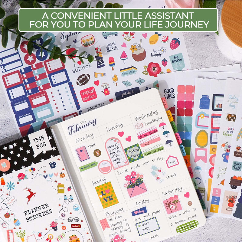 1345 PCS PLANNER STICKERS