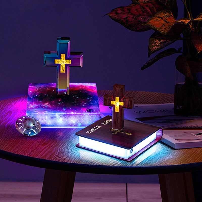 Magnetic Levitating Lamp Floating Cross