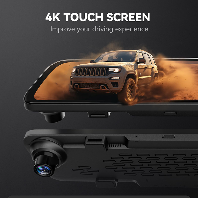 2K dual-lens streaming media dash cam