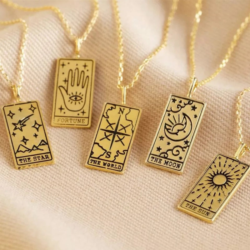 Tarot Card Pendant Necklace