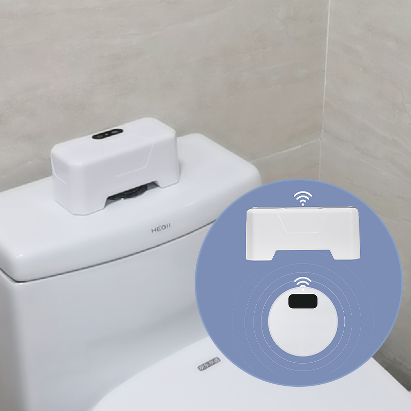 Toilet sensor flusher set