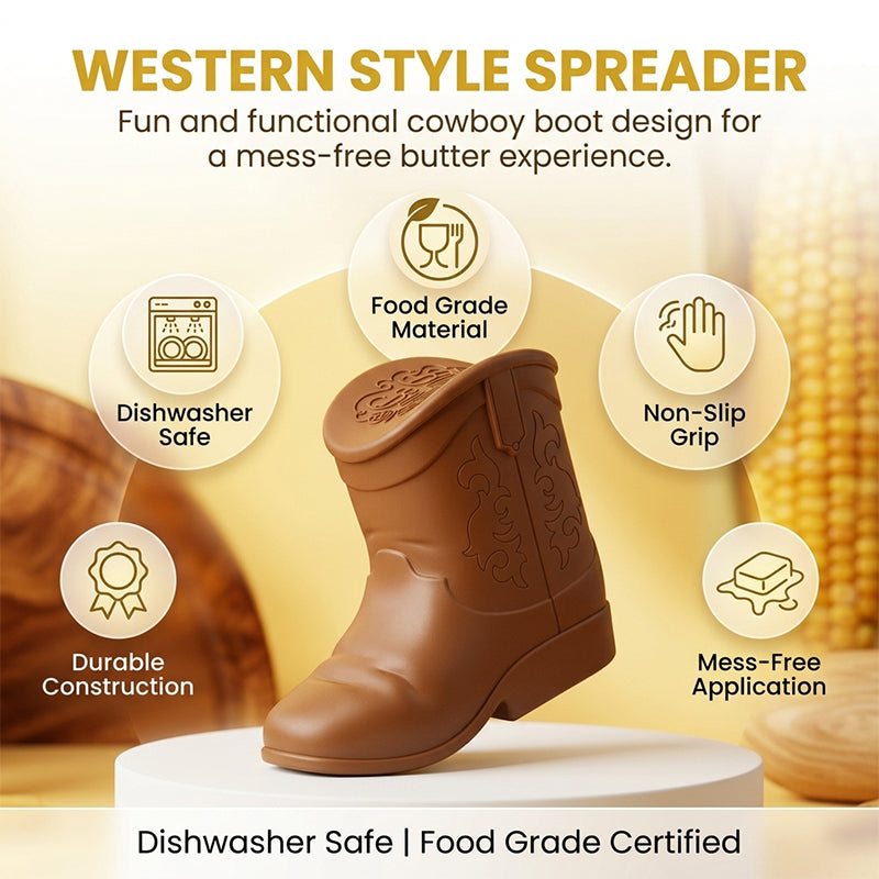 Boot-Shaped Butter Spreader