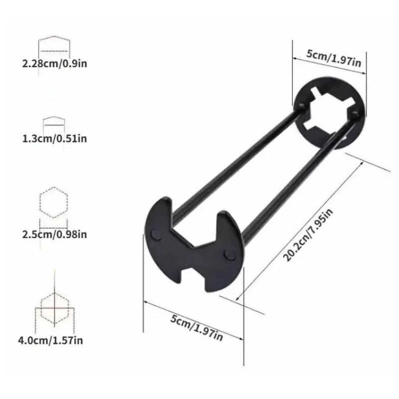 Four-jaw Hex Wrench