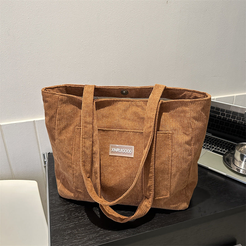 Corduroy Tote Bag