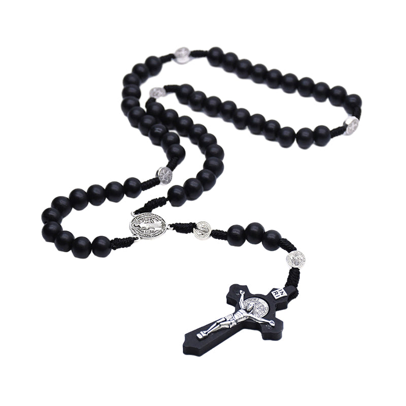 Cross Rosary Necklace