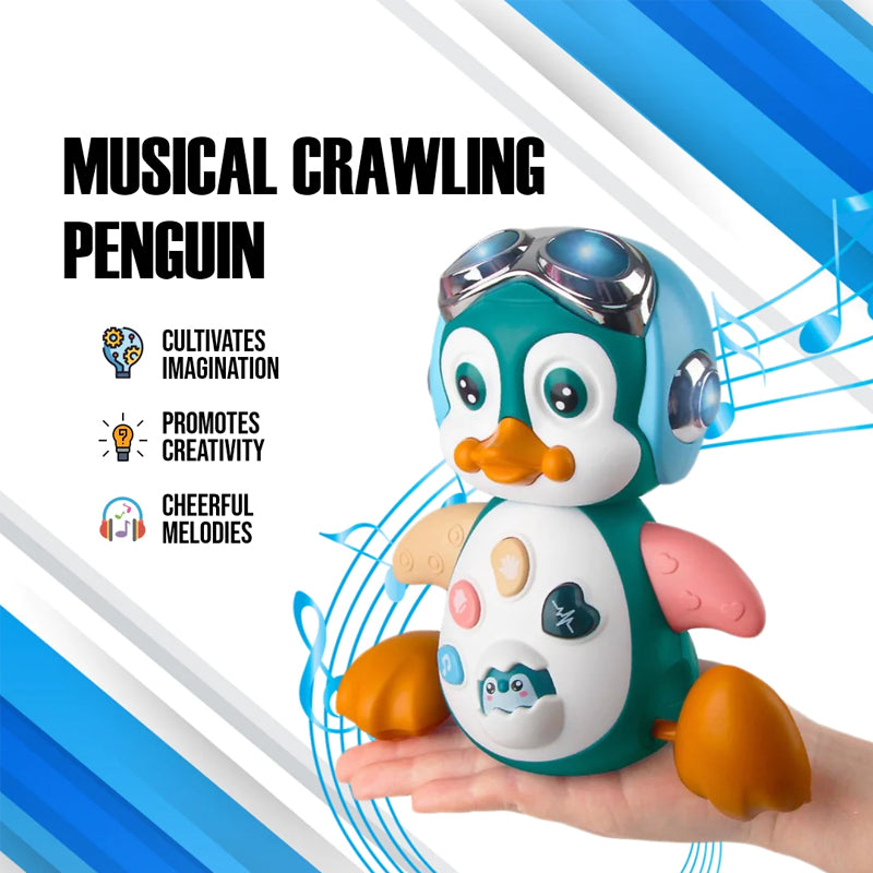 Musical Crawling Penguin Toys