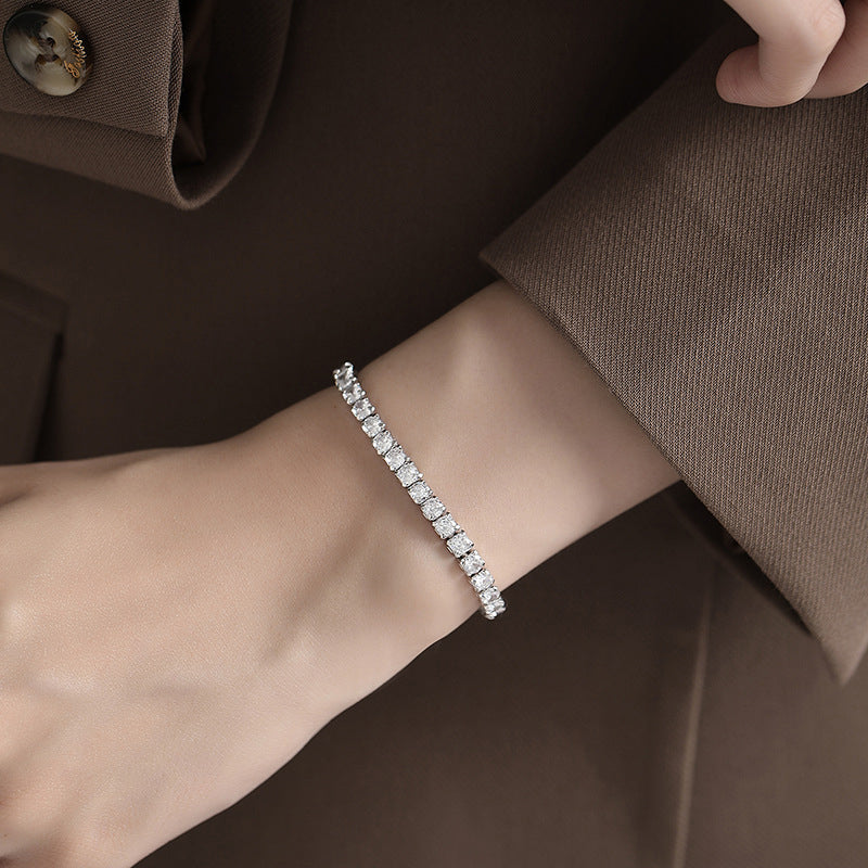 Sparkling Moissanite Bracelet