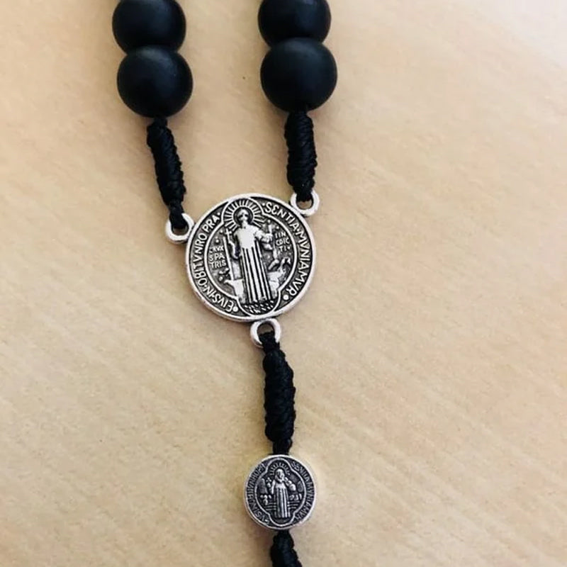 Cross Rosary Necklace