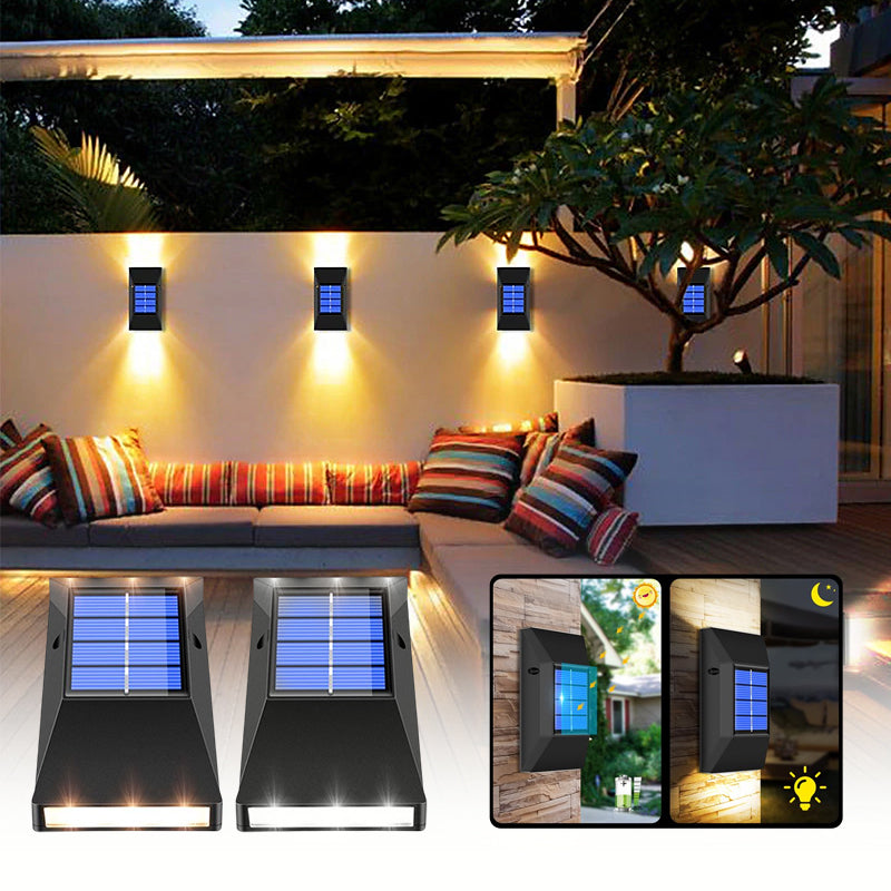 Outdoor Garden Decoration Fence Light（2 pcs）